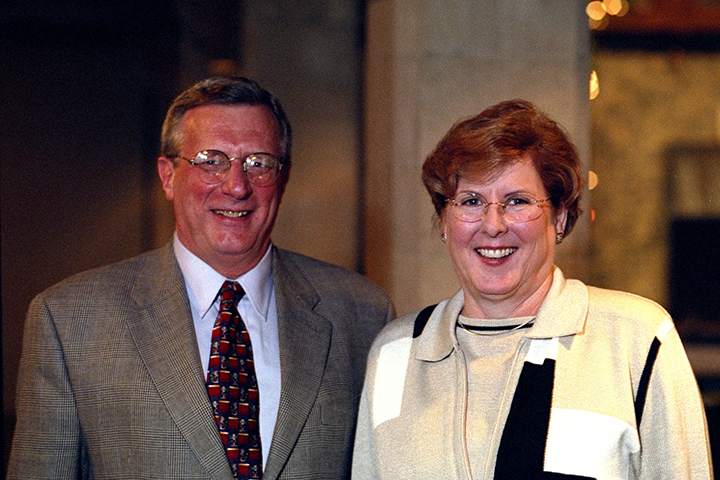 John Buchanan, Pastor and Joanna Adams at Fourth Presbyterian Church